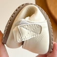 thumbnail image 5 of hengsof Girl's Solid Color Lace Trim Leather Shoes Adorable Versatile Soft Flat Casual Comfortable Slip Ons Fashionable Dress Shoes for Spring Summer, 5 of 9