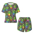 thumbnail image 4 of Lsque Cactus In Pots Women's Short-Sleeved Pajama Set - 2 Piece Soft and Lightweight Sleepwear Set-XX-Large, 4 of 9
