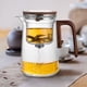 thumbnail image 1 of Tetera Sin Varilla, Vidrio de Borosilicato de Alta Pureza, Ventosa Magnética Flotante, Filtración Fina de Té, Diseño Elegante, Juego de Té para Una o Dos Personas, Fácil de Limpiar, 1 Tetera, 1 of 7