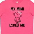 thumbnail image 4 of Inktastic Mimi Loves Me Grandchild Girls Youth T-Shirt, 4 of 5