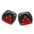 thumbnail image 2 of Red Black Nonslip Pedal Pad Cover 3 Pcs for MT Auto Car, 2 of 4