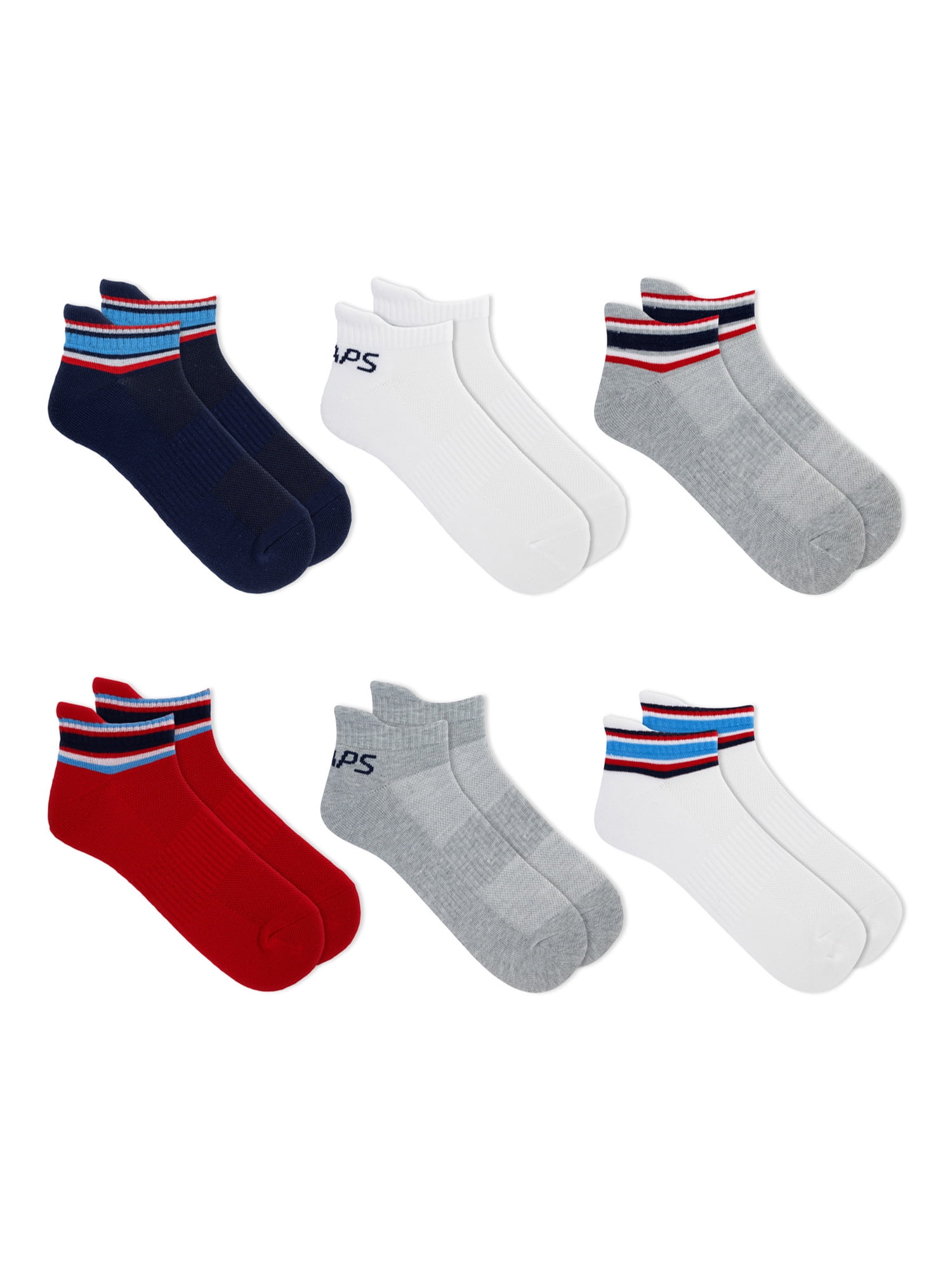 Chaps Sport Men's Camoflage Low Cut Socks 6-Pair Pack - Walmart.com