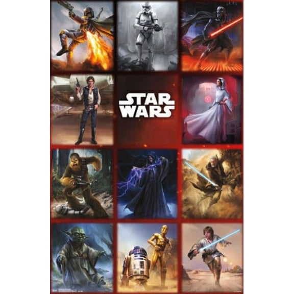 Star Wars - Moments Grid Poster Print (22 x 34)