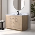 thumbnail image 2 of Vanity Art 48" Single Bathroom Vanity with Sink, Freestanding Bath Storage Cabinet with Engineered Marble Top, 2 of 4
