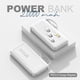 thumbnail image 2 of Power Bank Pila Batería Recargable Kimhi Carga Rapida 20,000mah Portatil Con 4 Cables 1 Puerto Usb Cargador Para Celular Tablet Banco De Energia Con Pantalla Led Y Linterna, 2 of 6
