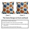 thumbnail image 6 of Blue Orange Pumpkin Fall Pillow Covers 16x16 Set of 2 Autumn Harvest Print Thanksgiving Decorative Throw Pillows Outdoor Farmhouse Cushion Case Seasonal Decor for Couch Sofa Bed, 6 of 6