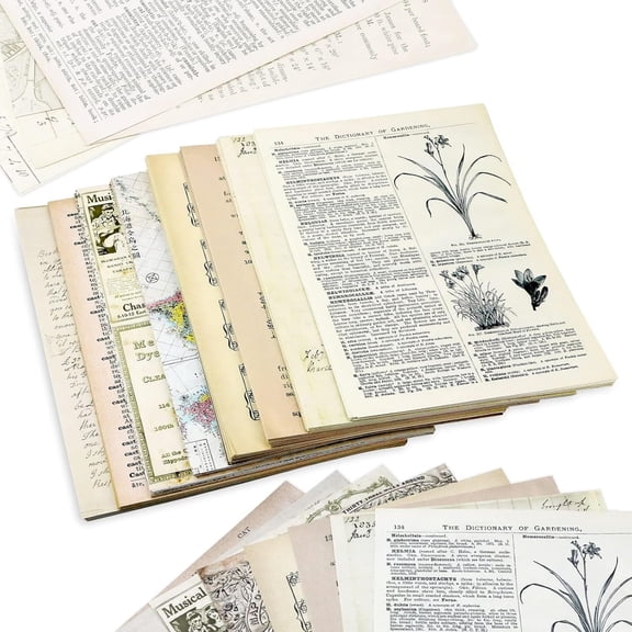 240 Sheets of Junk Journal Pages Vintage Scrapbook Papers for DIY Craft Bullet Journals Junk Planner