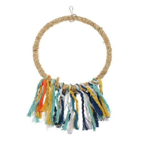 Rope Toys Bird Cage Hammock Swing Hanging Toy for Small Parakeets Macaws Parrots Finches Size_2