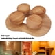 thumbnail image 4 of Almohada Reposacabezas De Sauna De Madera Con Disco Giratorio Almohada De Sauna Para Relajación De Cabeza Y Dolor De Hombros Y Cuello, 4 of 7
