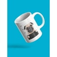 thumbnail image 3 of Funny Pug Prisoner Design. Mug  -Image by Shutterstock,, 3 of 4
