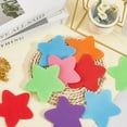 thumbnail image 3 of 6 Colors Star Floor Spots Floor Carpet Dots 30Pcs Sitting Spots Colorful Nylon Hook and Loop Reusable Washable Sticker Rug Markers for Carpet Office Indoor Group Activity Game Sports, 3 of 5