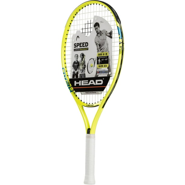 Head Speed 23 Inch Aluminum PreStrung Junior Tennis Racquet Ages 6