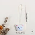 thumbnail image 2 of Pacifier Chain Pendant Clip Holder Soft Cartoon Bear Hangs Accessories Crib Decorations for Babies and Toddlers, 2 of 7