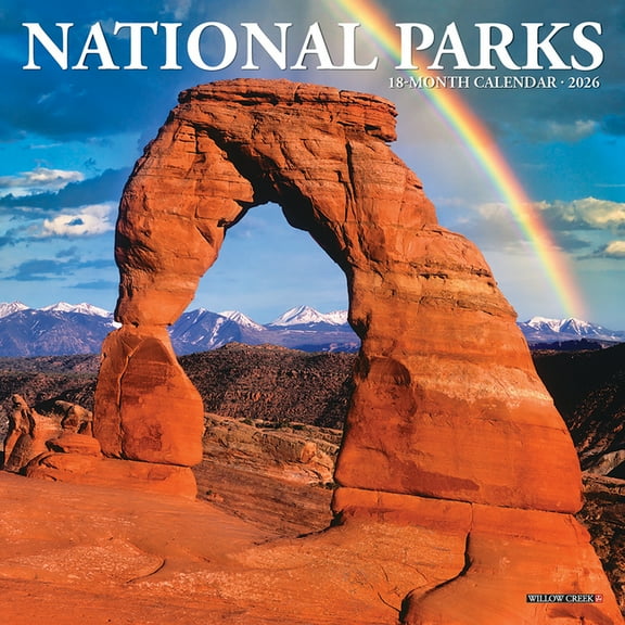 National Parks 2026 Mini Wall Calendar, (Paperback)