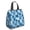 Bigfoot and Checker, variant on Bigfoot and Checker Blue Pattern Insulated Lunch Bag for Women Men, Large Portable Soft Cooler Tote, Thermal Food Storage Bag with Pearl Cotton, 8.66L, 8.75"x5.75"x9.5"