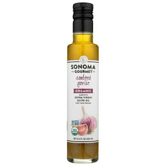 Sonoma Gourmet Sauteed Garlic Olive Oil, 8.5 Fz