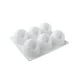 thumbnail image 2 of Molde de postre de silicona - molde de 6 cavidades para tarta de frambuesa y fresa para hornear galletas, chocolates y pasteles | Horno antiadherente para alimentos, microondas, apto para, 2 of 6