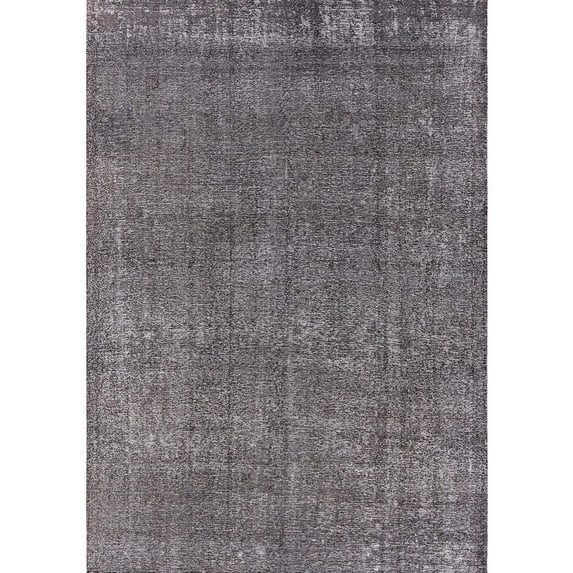 Ahgly Company Indoor Rectangle Mid-Century Modern Purple Oriental Area Rugs, 8' x 10'