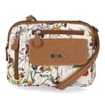 thumbnail image 2 of Bandolera MultiSac Zippy Vienna de piel vegana con estampado floral, 2 of 5