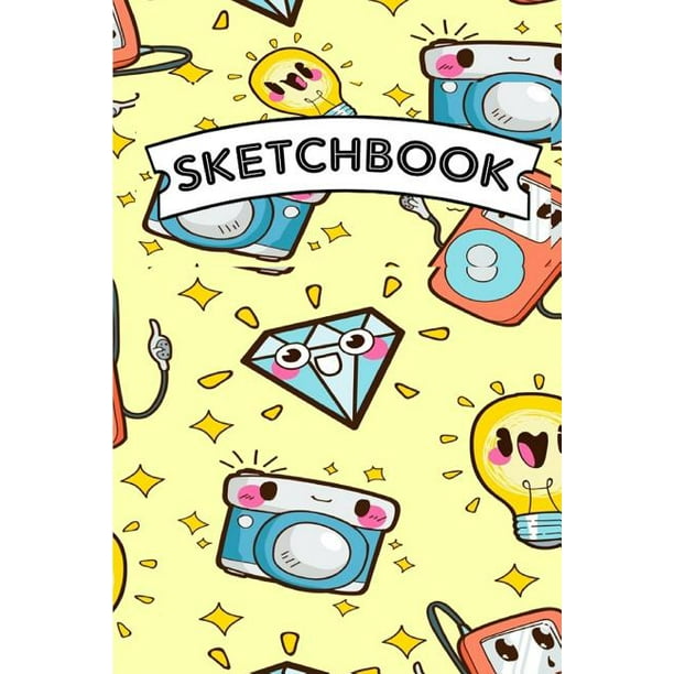 Sketchbook Cute 1 100 Pages of 6 X 9 Blank Paper for Drawing