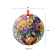 thumbnail image 5 of Pansy Flower Ornament Suncatcher, Floral Window Hanging, Vibrant Glass Art, Gift for Her, Spring Decor, Mothers Day, Colorful Ornament, 2025, Holiday 2025, Festive Home Accent,, 5 of 5