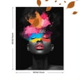 thumbnail image 3 of Abstract Colorful Woman Face Canvas Painting，Suitable for Living Room，Office，Bathroom，and Hallway Decoration, 3 of 8