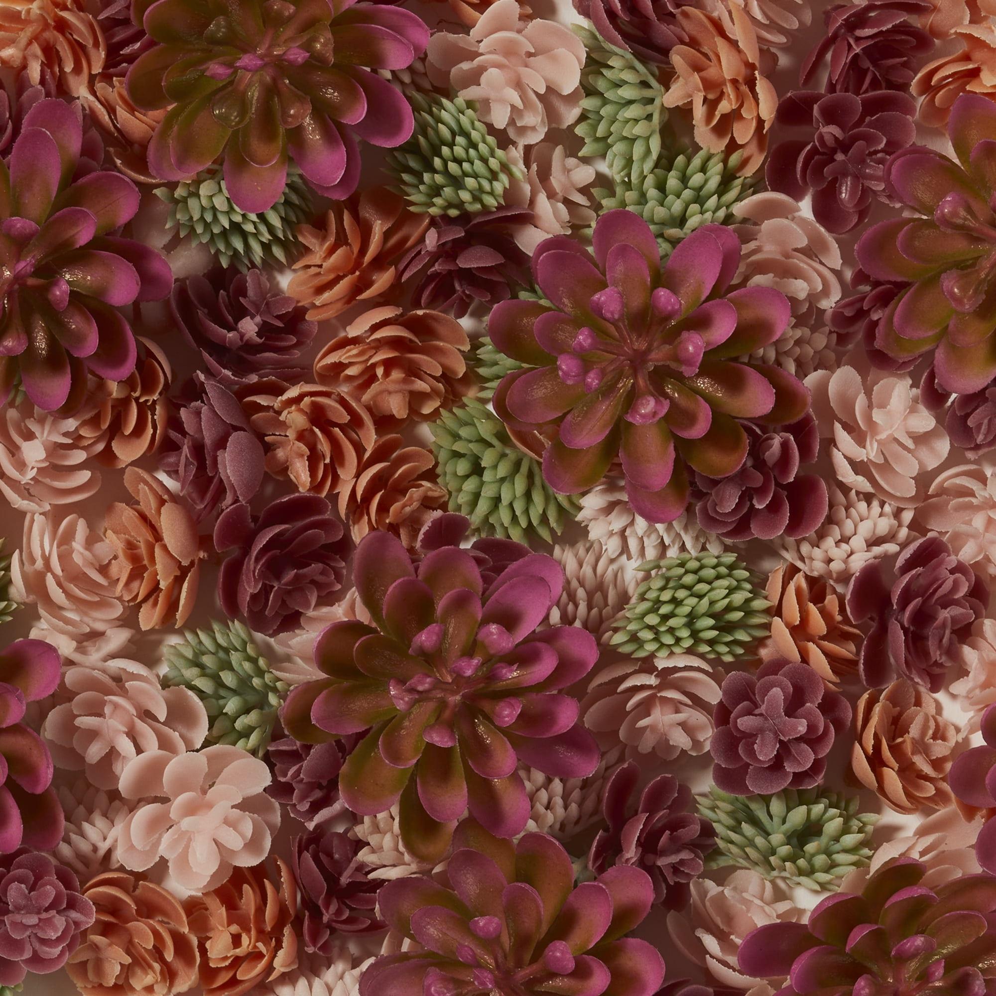 FloraCraft Artificial Succulent Vase Filler 2.8 Ounce Assorted Red