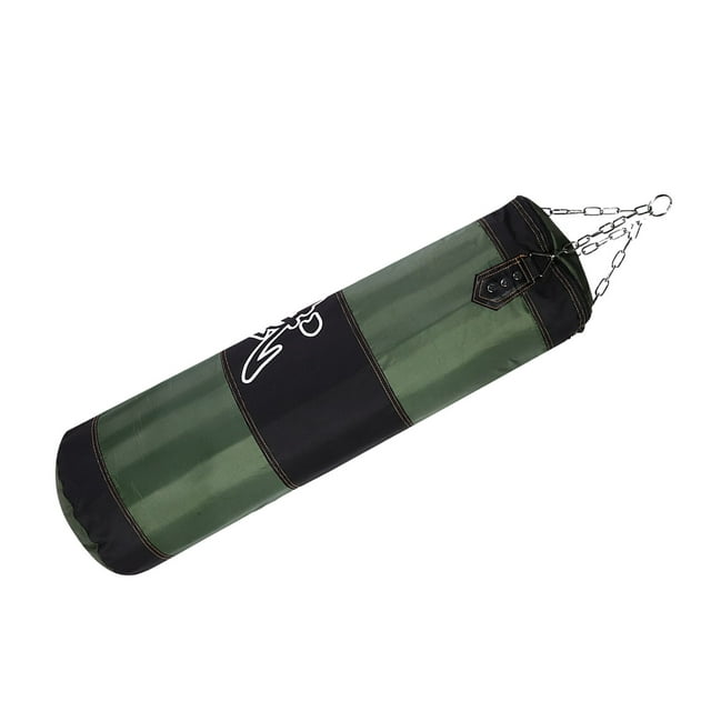 Empty Training Boxing Sandbag, Oxford Cloth Material, Shock Absorbing Punching Bag, Kickboxing Sand Bag with Metal Chain, for Hand and Foot Technique Development