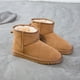 thumbnail image 2 of Botas de nieve, botas de mujer, botas cortas de piel de vaca, botas de nieve para hombre, 2 of 6