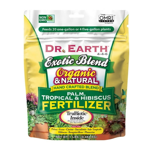 Dr. Earth Exotic Blend Organic Granules Hibiscus Plant Food 1 lb