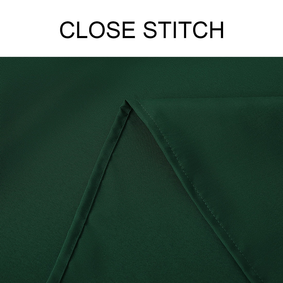 Unique Bargains Rectangle Tablecloth soft and comfortable Polyester Table Cover Green 55" x 70"