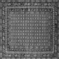 thumbnail image 1 of Ahgly Company Indoor Square Oriental Gray Industrial Area Rugs, 4' Square, 1 of 4