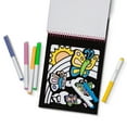 thumbnail image 4 of Melissa & Doug On the Go Magic Velvet Pattern-Reveal Scenes Activity Kit - 6 Coloring Boards, 6 Markers, 4 of 10