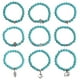 thumbnail image 3 of Granjero Gordo Colgante con patrón animal, pulsera de cuentas de piedra natural (azul, colgante de búho en forma de rama), 3 of 5