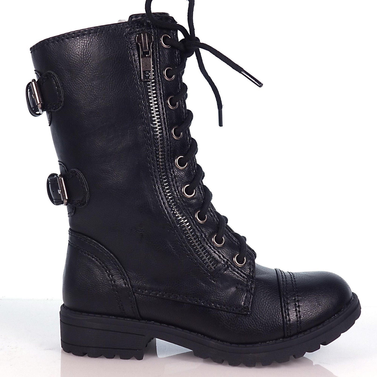 military girl boots