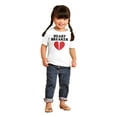 thumbnail image 4 of Heartbreaker Valentines Day Break Up Toddler Boy Girl T Shirt Infant Toddler Brisco Brands 24M, 4 of 6