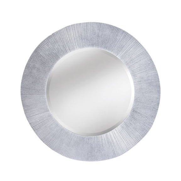 Elk Home Attra 31.5-inch Tall Round Decorative Wall Mirror in Silver