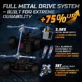 thumbnail image 2 of Coche RC DEERC 209E 1:10, rápido, sin escobillas, más de 60 KMH, 4WD, todoterreno, 2 of 9