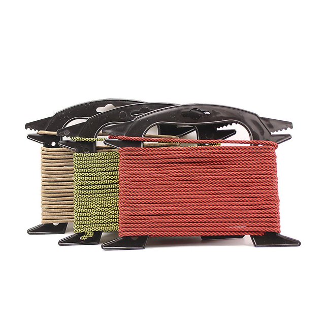 Cuerda exterior Paracord Winder Plastic Paracord Line Winder Cuerda Winder Paracaídas Cord Keeper Organizador Paracord Spool Tool Línea de pesca Cable Bo ZefeiWu 1327533569002