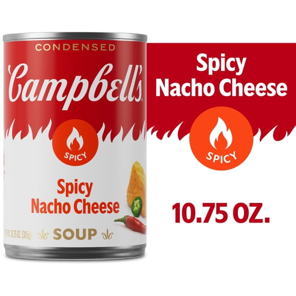 Campbell's Condensed Spicy Nacho Cheese Soup, 10.75 oz Can
