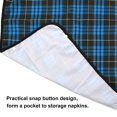 thumbnail image 3 of Baberos para adultos Baberos impermeables para comedor protectores de ropa lavables a máquina con recogedor de migas para mujeres mayores, 3 of 5