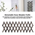 thumbnail image 1 of Hongchun Wooden Lattice Wall Planter- Extra Thick Expandable Plant Climb Hanging Frame Trellis Plant Support Fence Indoor Air Plant Vertical Rack Wall Decor for Room Patio Garden A(0.7*30*200CM), 1 of 5