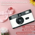 thumbnail image 5 of Kchsji Half Frame 35mm Retro Film Camera, Reusable Analog Camera, Easy to Use with Built-In Flash, for Beginners, Photography Enthusiasts, and Creative Photography, Outdoor and Indoor Use, 5 of 7