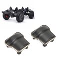 thumbnail image 2 of 2PCS RC Gear Box Cover Brass Black Rustproof Wear Resistant Front Rear Gear Box Cover for Traxxas TRX4M 1/18, 2 of 5