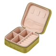 thumbnail image 3 of Jeyry Box Organizador de joyas de joyería Caja de almacenamiento de cajas de anillo de escaparate para pulseras Pendientes de collar de pulsera Boda verde, 3 of 8