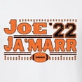 thumbnail image 5 of Wild Bobby Cincinnati Football Joe Ja'Marr 22 Sports Men Premium Tri Blend T-Shirt, True White, XX-Large, 5 of 5