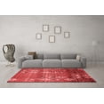thumbnail image 3 of Ahgly Company Indoor Rectangle Abstract Red Modern Area Rugs, 7' x 9', 3 of 4