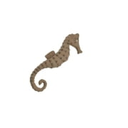 Seahorse, Brown, Hand Painted, Related to Pipefish, and Seadragons, Realistic Rubber, Educational, Figure, Lifelike, Replica, Gift, 2 1/2" F585 B34