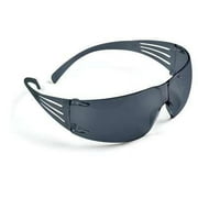 3M Gray Safety Glasses, Anti-Fog, Wraparound