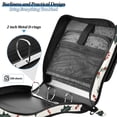 thumbnail image 4 of FORMRS Zipper Binder with Shoulder Strap 2-inch Ring 500 Sheet Capacity File Bag, White Christmas Holly, 4 of 5